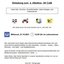 Einladung zum 5. Albatros- UK Cafe Einladung zum 5. Albatros- UK Cafe