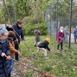 Gartenarbeitswoche und Elterneinsatz