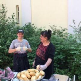 Schulgrillen am 17. Mai